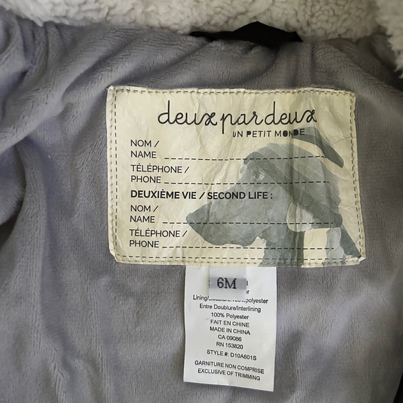 Deux par Deux Infant Snowsuit - Picture 4 of 6